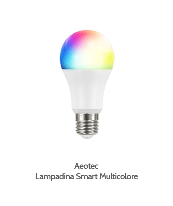lampadina smart multicolore